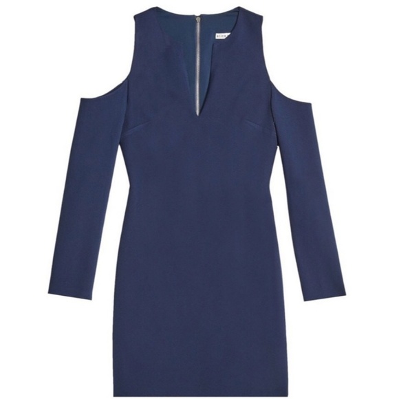 HP Alice and Olivia Exposed Cold Shoulder Dress - Picture 4 of 9